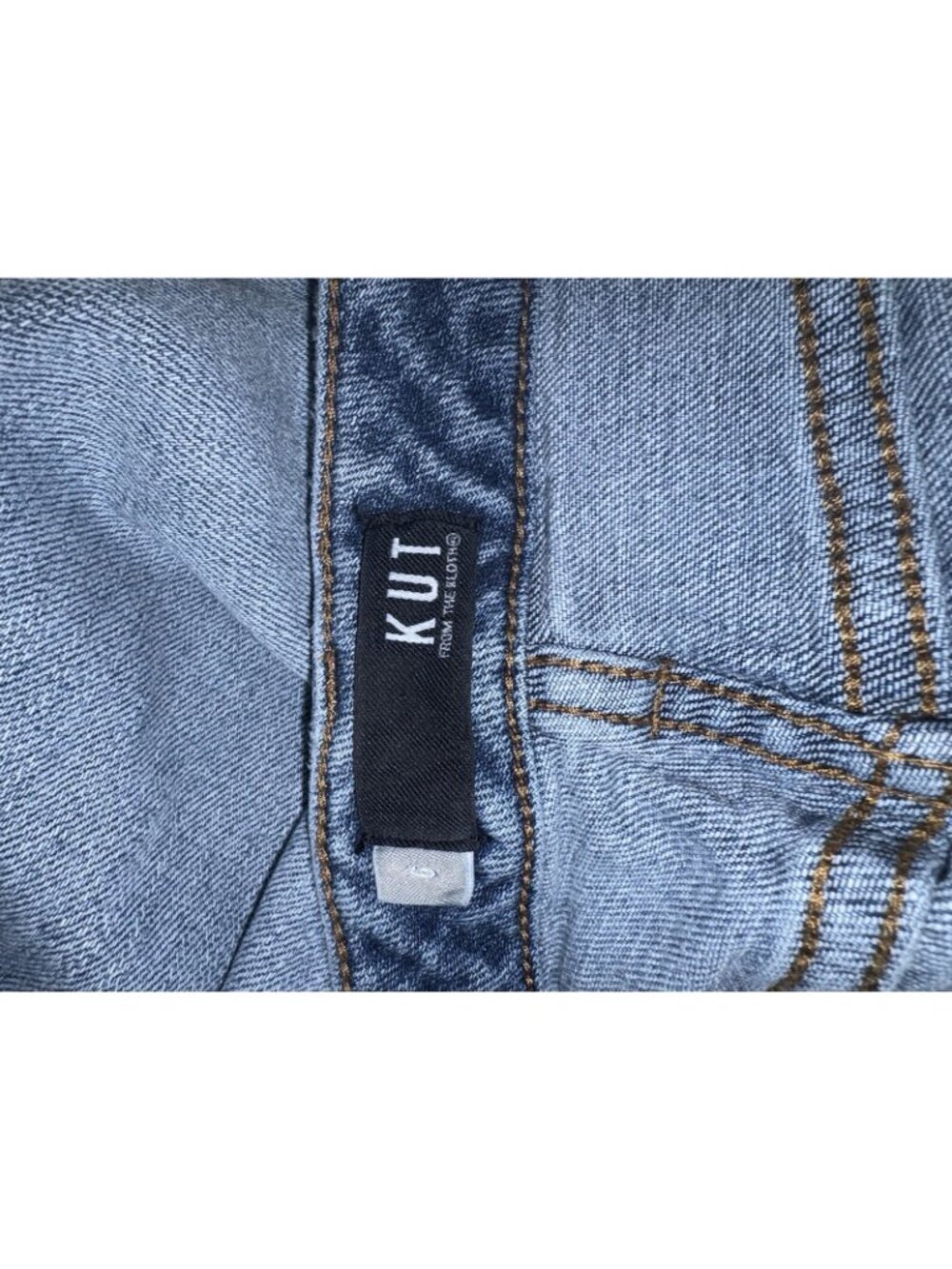 Kut from the Kloth Women's Straight Ankle Jeans Size 6 Button Fly - Picture 10 of 12